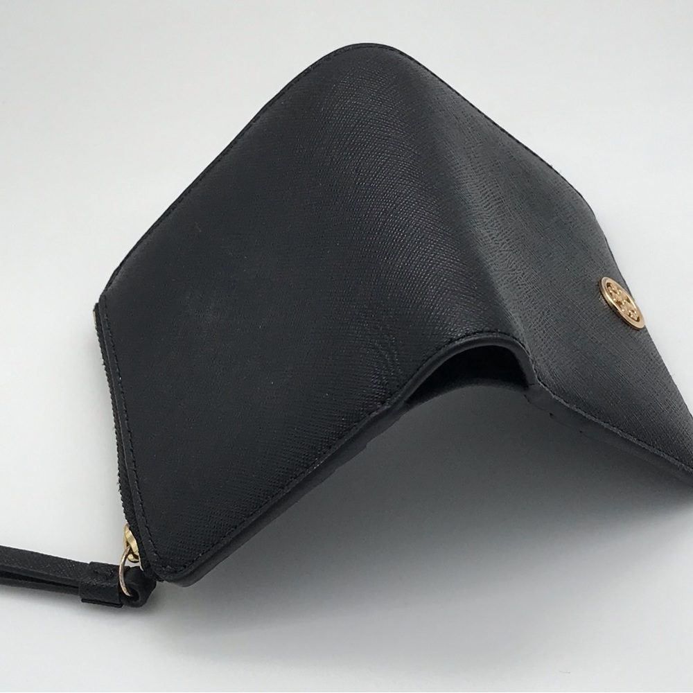 EUC TORY BURCH ROBINSON BLACK WALLET - Picture 4 of 16